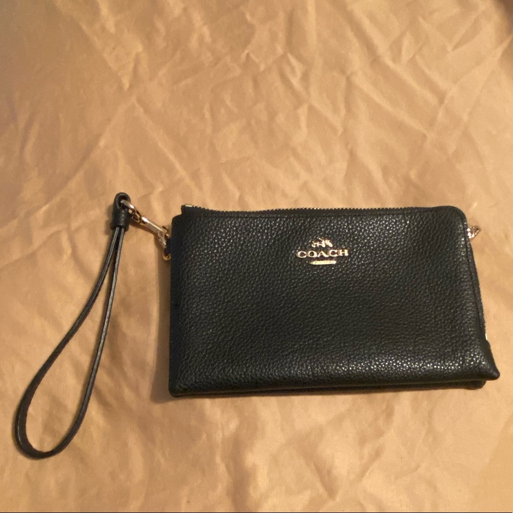 Coach Double ZIP Leather Wallet